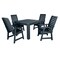 Highwood Usa Weatherly 5pc Square Outdoor Patio Furniture Dining Set AD-DNW44-FBE - alternate 1